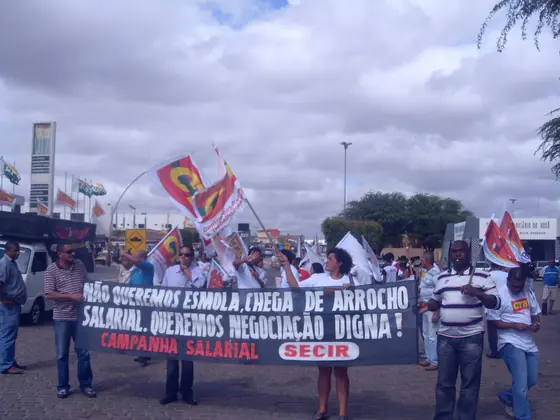 Ação pública do SECIR em defesa dos direitos da categoria comerciária.
